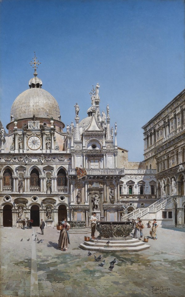 Doge Palace in Venice by Federico Del Campo